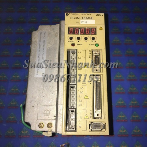SGDM-15ADA AC SERVO DRIVER 1.5kW YASKAWA (HTM)