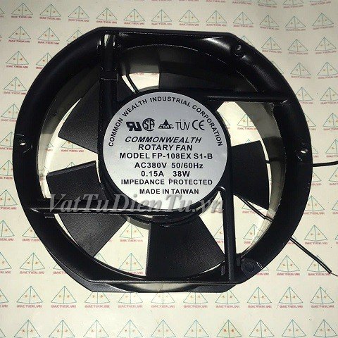 FP-108EX-S1-B Quạt tản nhiệt 380V 0.15A 38W 172x150x51mm ROTARY FAN 2 dây