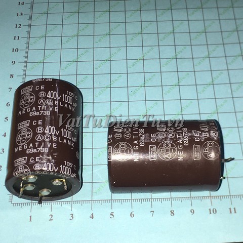 Tụ hóa 1000uF 400V 1000uF400V1000uF 35X50 NIPPON (HTM)