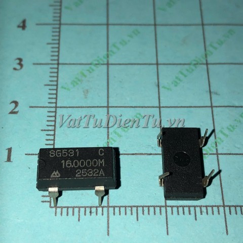 Thạch anh 16MHZ 4 chân cắm SG-531P
