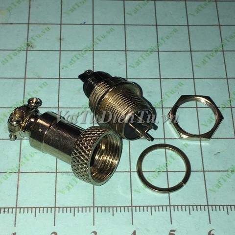 GX12M-2P Giắc tròn sắt 2 chân 12mm (Plug + socket), Jack 2 chân, giắc 2 chân, đầu nối 2 chân, Jack GX12-2P