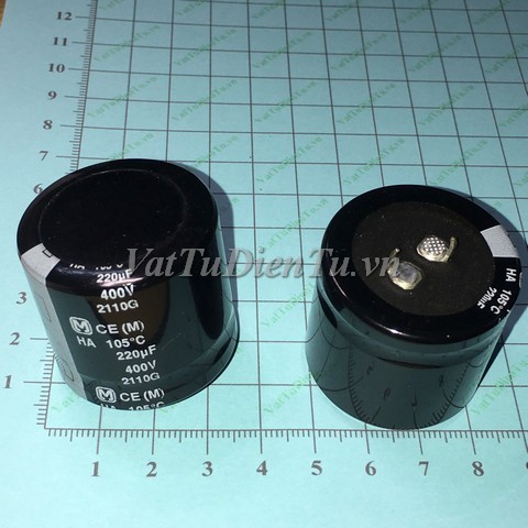 Tụ hóa 220UF 400V 220UF400V220UF 35x30MM NIPPON