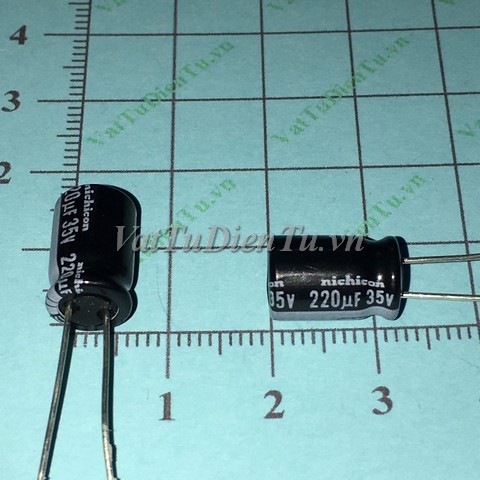 Tụ hóa 220uF 35V 220uF35V220uF 8X12MM Nichicon