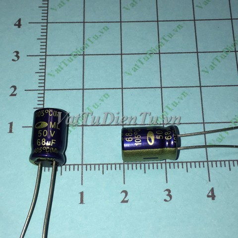Tụ hóa 68uF 50V 68uF50V68uF 8X12MM
