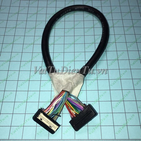 DF9-31 Dây kết nối bo mạch TTL 31Pin DF9 1 đầu đực 1 đầu cái dài 200MM