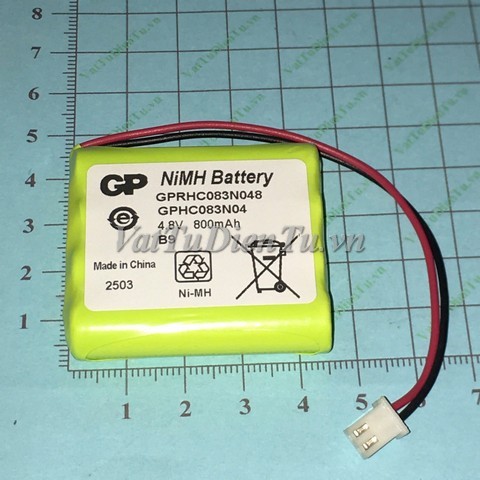 GPRHC083N048 Pin lithium Pin 4.8V 800mAH