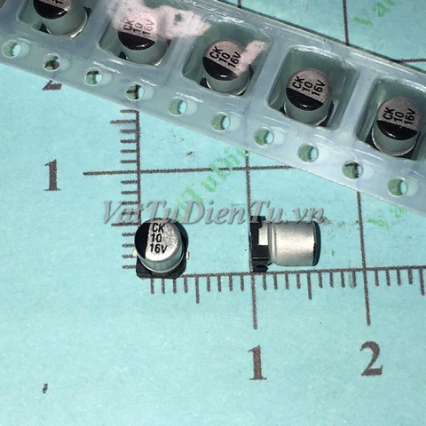 Tụ nhôm dán 10uF 16V 10UF16V10UF SMD 4x5.4MM