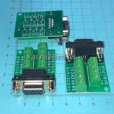 DB9-RS232F Giắc cắm DB9 cái, loại bắt ốc, không vỏ COM RS232 RS485