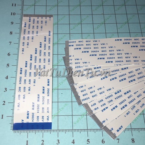 AWM-50-05-100-B Cáp ngược FFC/FPC 50P 0.5mm dài 100mm