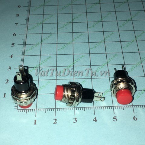 DS-314 Nút nhấn tự giữ màu đỏ 0.5A 250V 10MM