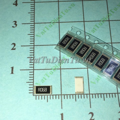Điện trở 0.068R 1W 0.068R dán 2512 0.068R 1W (L6.35×W3.2mm) sai số 1%