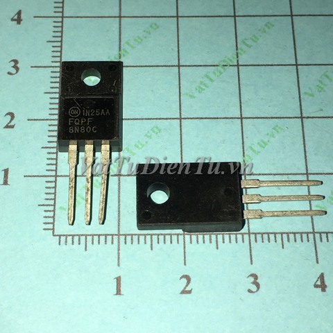 FQPF8N80C 8N80C 8N80 TO220F N MOSFET 8A 800V 1.55R