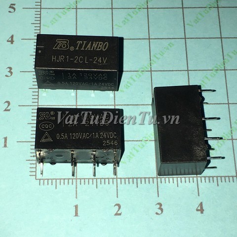 HJR1-2C-L-24V Relay 24VDC 8 chân 1A Tianbo