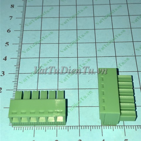 2EDGRK-6P Conector 6 chân xanh đực 3.81mm