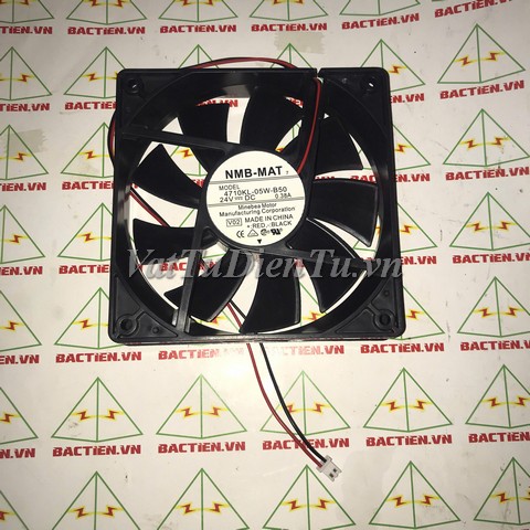 4710KL-05W-B50 Quạt tản nhiệt 24V 0.38A 120x120x25mm NMB-MAT 2 dây