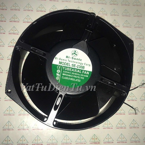 5E-230B Quạt tản nhiệt 230V 44W 172x150x55mm Bi-Sonic hình tròn 2 dây