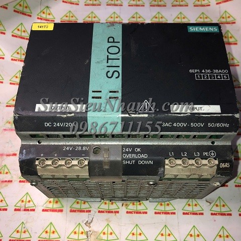 6EP1436-3BA00 7888 Bộ nguồn 24V 20A SIEMENS (HTM)