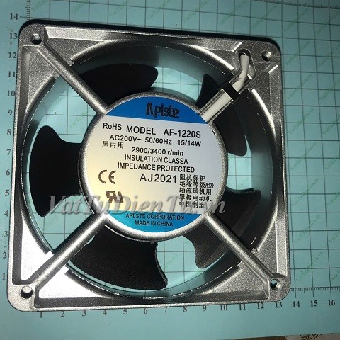 AF-1220S Quạt tản nhiệt 200V 14W 120x120x38mm APISTE 2 chân giắc cắm