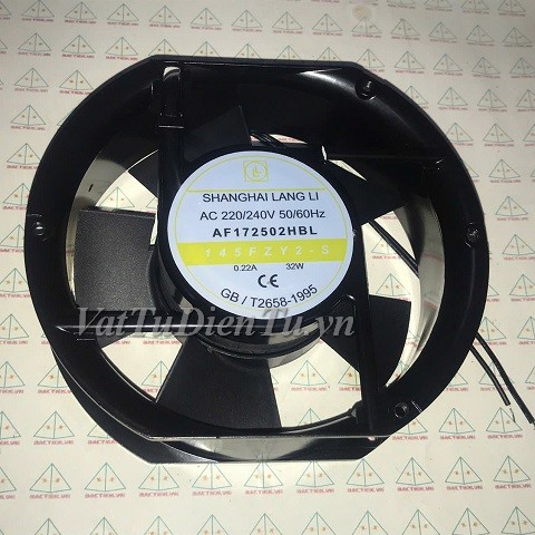 AF172502HBL Quạt tản nhiệt 220V 0.22A 32W 172x150x51mm LANGLI 2 dây