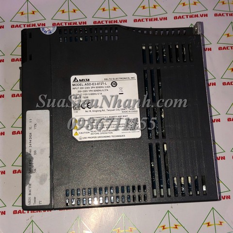 ASD-E3-0721-L AC SERVO DRIVER 750W DELTA ASDA-E3 (HTM)