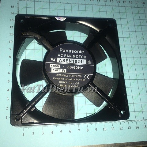 ASEN10211 Quạt tản nhiệt 100V 14W 120x120x25mm Panasonic 2 chân giắc cắm