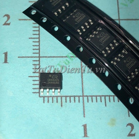 CR6842S CR6842 SOP8 IC nguồn, Green-Power PWM Controller with Freq. Jittering