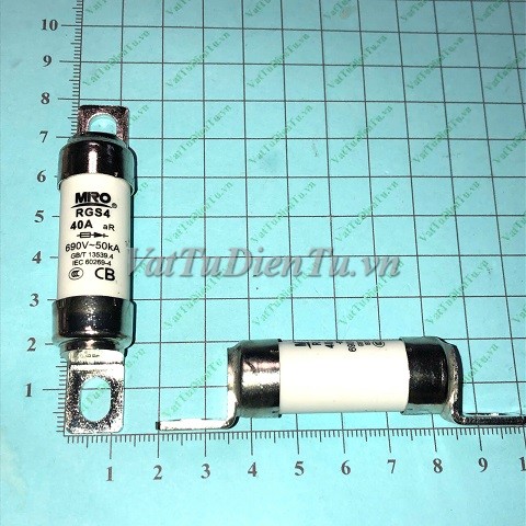 Cầu chì 40A 690VAC 50kA cầu chì cắt nhanh MRO RGS4 40A