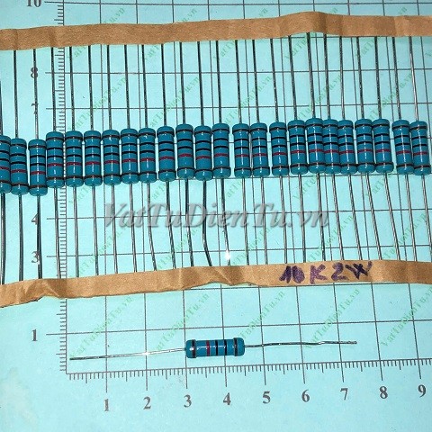 Điện trở 10K 2W 10K2W10K sai số 1%