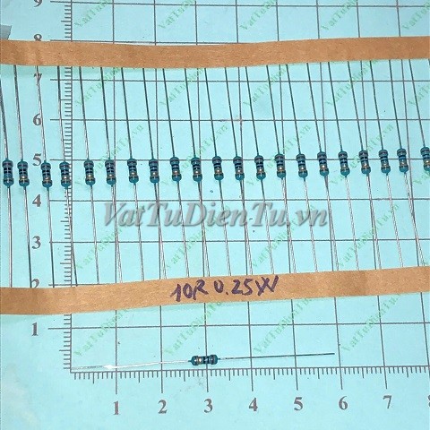 Điện trở 10R 0.25W 10R0.25W10R 1/4W 1%
