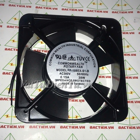 FP-108EX-S1-B Quạt tản nhiệt 380V 0.15A 38W 150x150x50mm ROTARY 2 dây