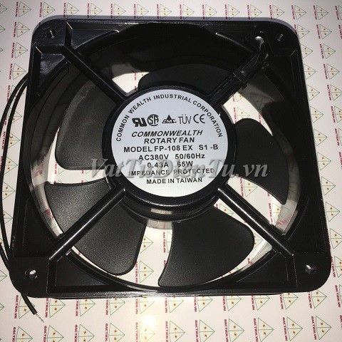FP-108EX-S1-B Quạt tản nhiệt 380V 0.22A 38W 150x150x50mm ROTARY 2 dây