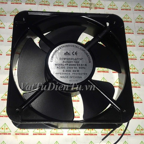 FP-20060EX-S1-B Quạt tản nhiệt 220V 0.45A 65W 200x200x60mm ROTARY FAN 2 dây