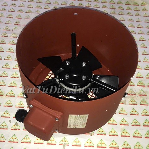 G-132A Quạt đường kính lồng bảo vệ 26 cm, dài 17.5cm, điện áp 380V 40W 0.2A, thể tích không khí 780m3/h, tốc độ 1400v/p, tiếng ồn 80Dba