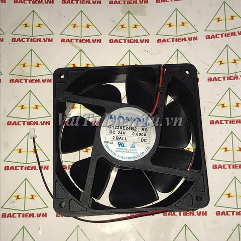 G1238E24B2 RS Quạt tản nhiệt DC24V 0.600A 120x120x38mm NONOIse 2 dây A1