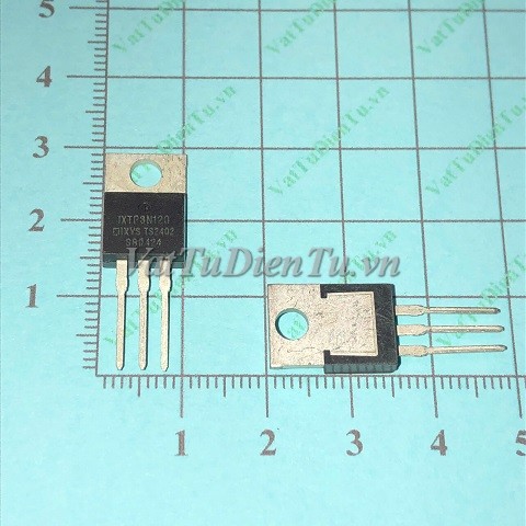 IXTP3N120 TO220 N Mosfet 3A 1200V