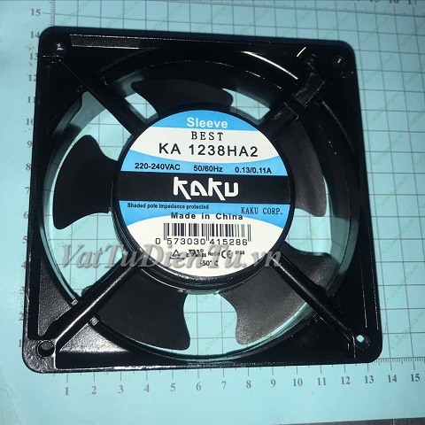 KA1238HA2 Quạt tản nhiệt 220V 0.13A 120x120x38mm KAKU 2 chân giắc cắm
