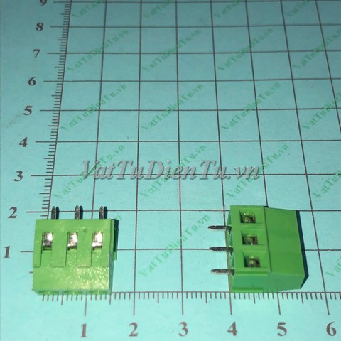 KF128-3P Connector Cầu đấu 3 chân xanh 5.08mm bắt ốc (CON 3 bắt ốc)