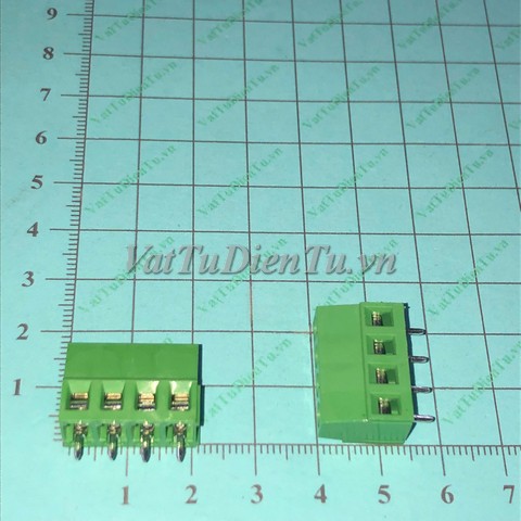 KF128-4P Connector Cầu đấu 4 chân xanh 5.08mm bắt ốc (CON 4 bắt ốc)