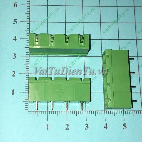 KF2EDG7.62-4P Connector Cầu đấu đầu cái 4 chân xanh thẳng 7.62mm
