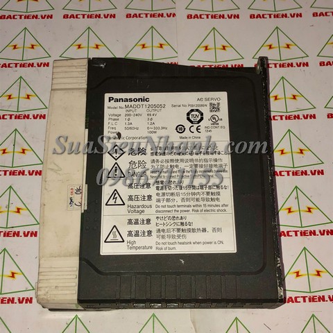 MADDT1205052 089N AC SERVO DRIVER Panasonic 100W (TM)