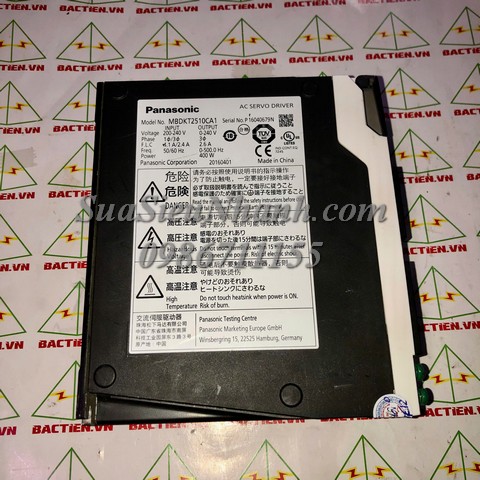 MBDKT2510CA1 SERVO DRIVER 400W Panasonic 400W (HTM)