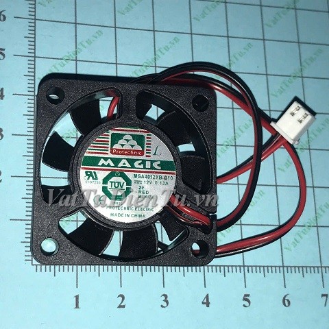 MGA4012XB-O10 Quạt tản nhiệt 12V 0.13A 40x40x10mm MAGIC 2 dây đầu cắm A1