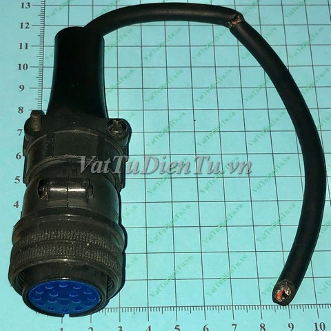 MS3057-12A Phích cắm 17 chân thẳng PLUG 4Pin đầu cắm servo motor 17Pin (HTM)