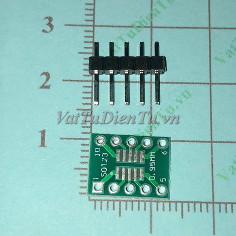 Mạch chuyển đổi IC dán sang cắm VSON010x3020, MSOP10, SOP10 0.5mm SOT23 0.95mm TO DIP10