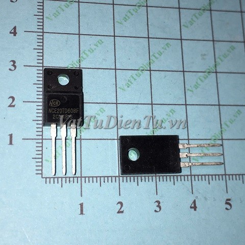 NCE20TD60BF TO220F N Mosfet 20A 600V