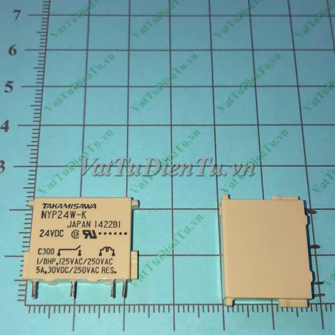 NYP24W-K NY24W-K Rơ le PLC 4 chân 5A 24VDC TAKAMISAWA