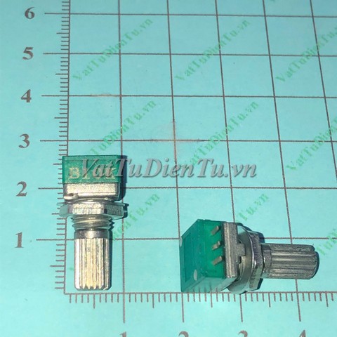 RK097NS RV097G Biến trở 10K đơn 3 chân, tay vặn dài 15mm, trục 6mm