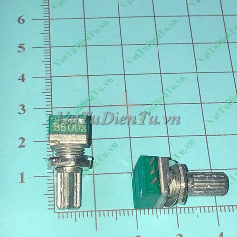RK097NS RV097G Biến trở 500K đơn 3 chân, tay vặn dài 15mm, trục 6mm