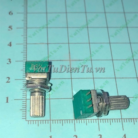 RK097NS RV097G Biến trở 5K đơn 3 chân, tay vặn dài 15mm, trục 6mm