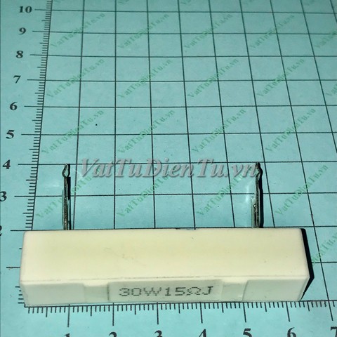 RX27-3-30W15R Điện trở 15R 30W 15R, điện trở sứ hình chữ nhật